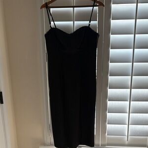 Likely Black Dress with Lace Trim